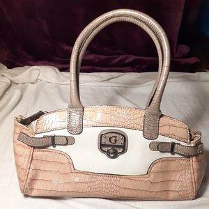 GUESS Faux Crocodile Handbag
